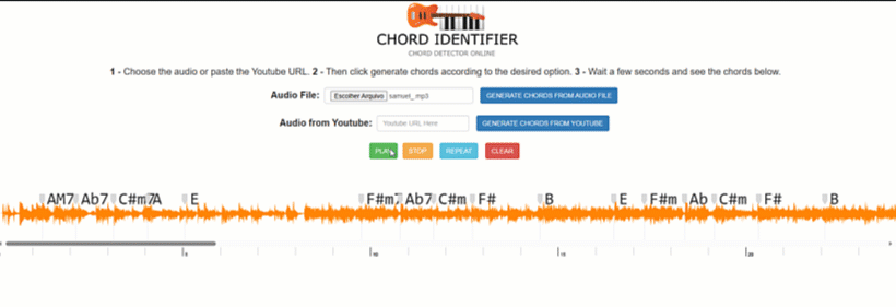 find chord for a song online